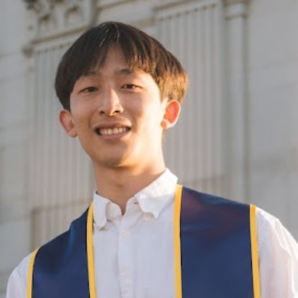 Undergraduate student in the lab, Brian Yang