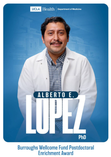 Alberto E. Lopez, PhD Receives Burroughs Wellcome Fund Postdoctoral Enrichment Program Award